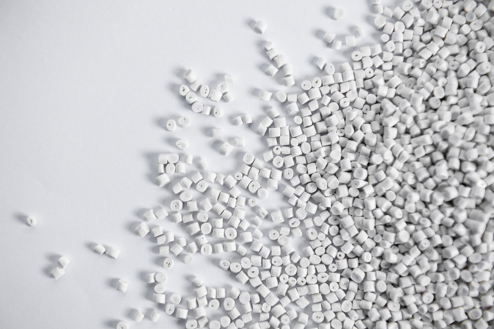 Carbon footprint for plastic pellets